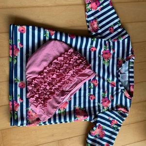 Ruffle butts girls swim set